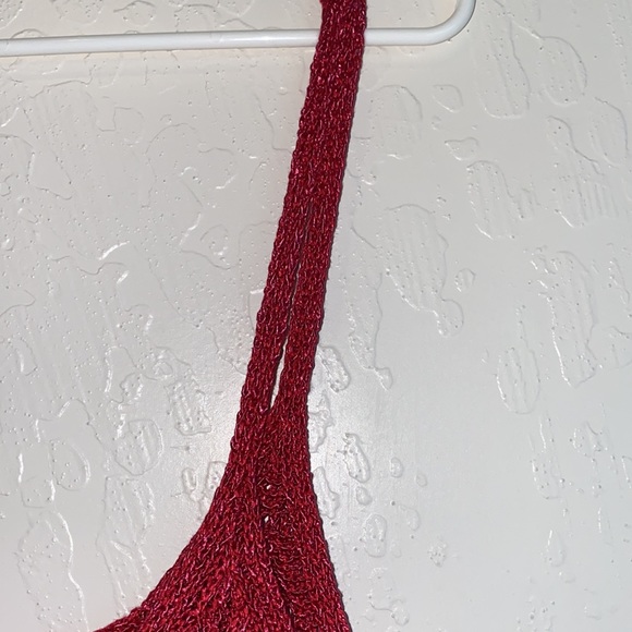 NWT Free People sweater tank pink cropped size Lg - Picture 5 of 12